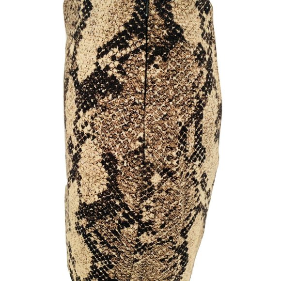 H&M Snakeskin Print Short Mini Skirt 4 - Picture 5 of 7